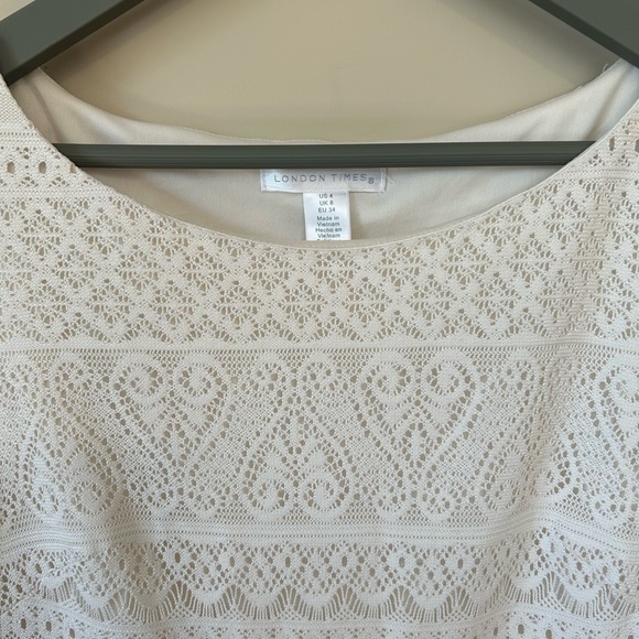 London Times Mini Dress- Like New- Size 4 - Picture 2 of 3